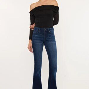 NWT Kancan Trisha Mid Rise Classic Flare--sz 15/31